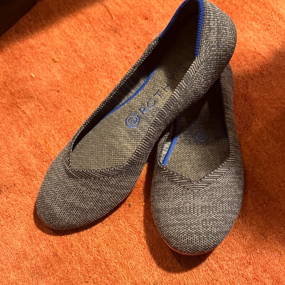 Rothy's Women's Gray and Blue Loafers